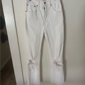 Abercrombie & Fitch-White jeans